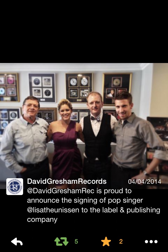 Lisa Goldin, David Gresham Records Signing 04/04/2014