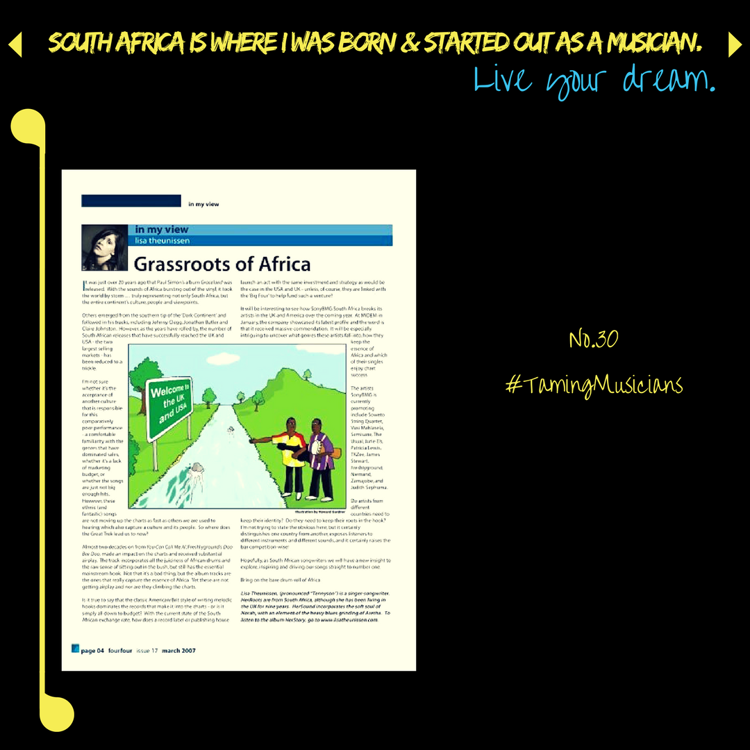 30 AFRICA’S DRUMROLL