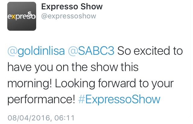 #ThisIsMyFire Expresso Show