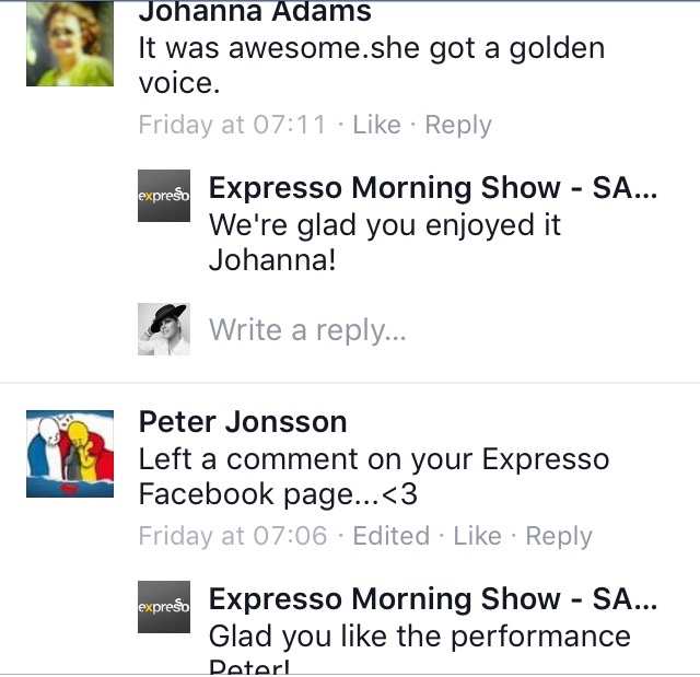 #ThisIsMyFire Johanna & Peter #ExpressoShow