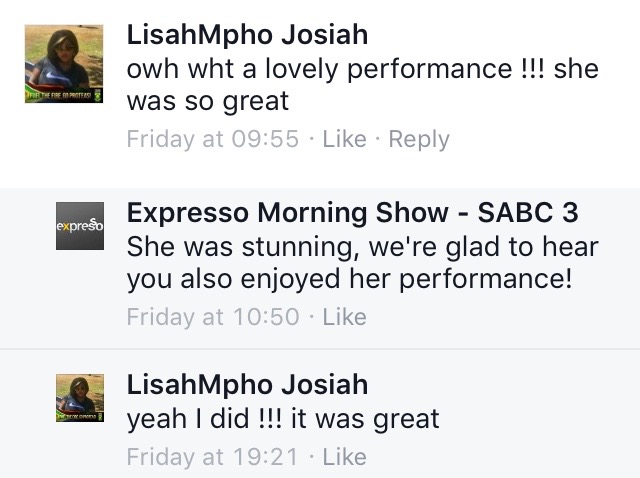 #ThisIsMyFire LisaMpho #ExpressoShow