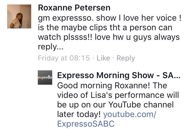 #ThisIsMyFire Roxanne #ExpressoShow