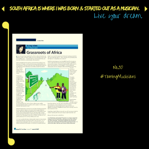 30 AFRICA’S DRUMROLL